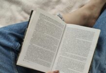 Which is the Most Inspiring Story? crop faceless woman reading book on bed