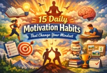 15 Daily Motivation Habits That Change Your Mindset 15 Daily Motivation Habits That Change Your Mindset